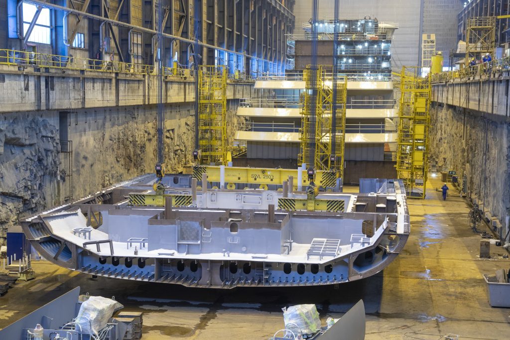 Helsinki Shipyard laid the keel of the second luxury expedition cruise ship - Helsinki Shipyard
