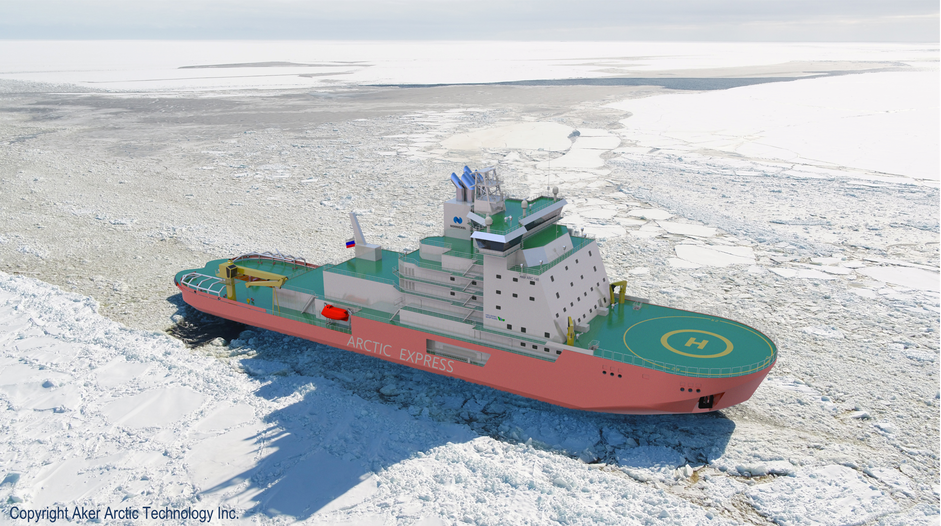 Helsinki Shipyard contracted the main equipment for machinery and  propulsion for the new icebreaker for Norilsk Nickel - Helsinki Shipyard